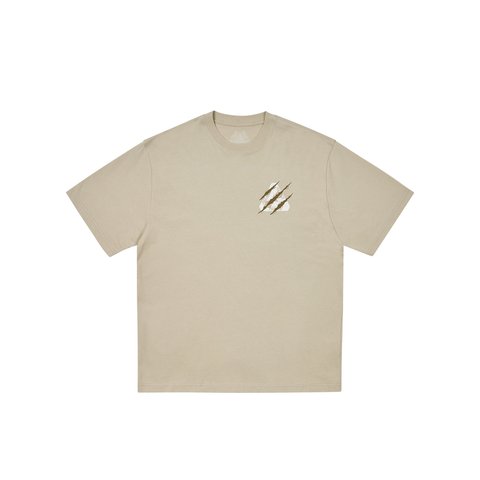 Palace RIPPED TRI T-SHIRT STONEY GREY - Colorway