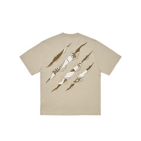 Palace RIPPED TRI T-SHIRT STONEY GREY - Colorway