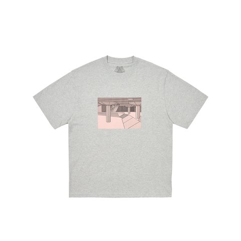 Palace SB T-SHIRT GREY MARL - Colorway