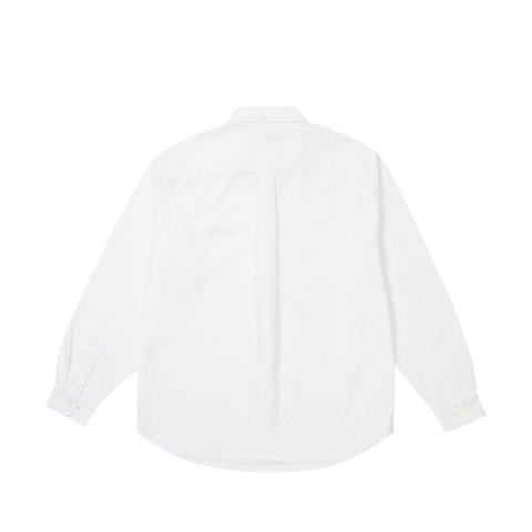 Palace SEERSUCKER OXFORD SHIRT WHITE - Colorway