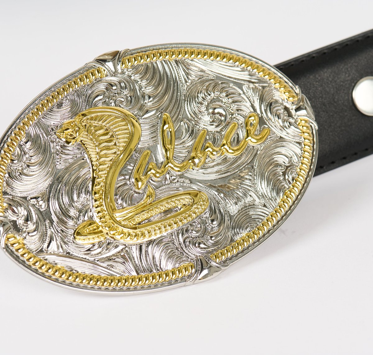 小物 PALACE SNAKE BITE BELT SILVER Palace Skateboards Snake Bite Belt Cobra Black Leather One Size