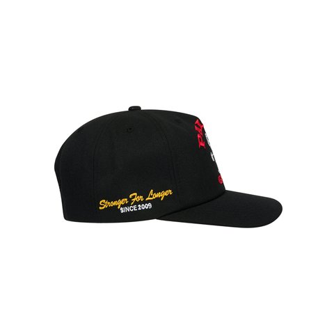 Palace STRONGER FOR LONGER SNAPBACK BLACK - Colorway