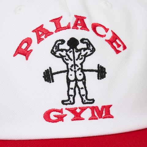 Palace STRONGER FOR LONGER SNAPBACK WHITE / RED - Colorway