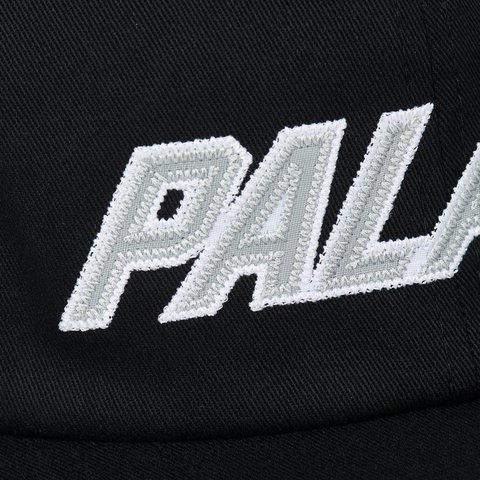 Palace TACKLE TWILL FONT PAL HAT BLACK - Colorway