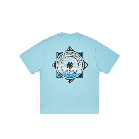 Palace TENDENCIES T-SHIRT SKYLINE BLUE - Colorway