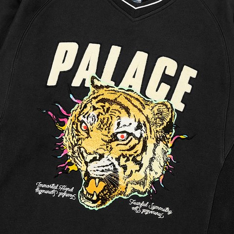 Palace TORA TORA CREW BLACK - Colorway