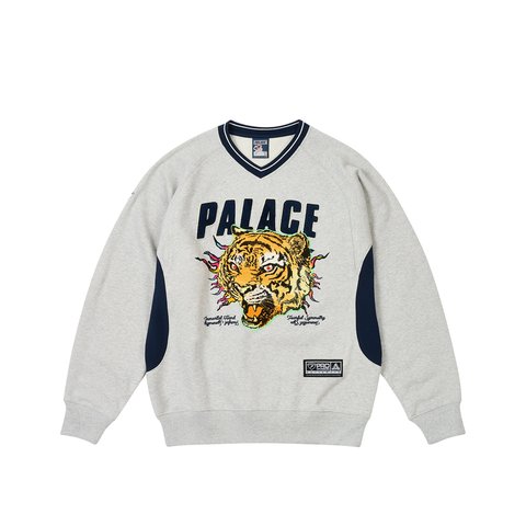 Palace TORA TORA CREW GREY MARL - Colorway