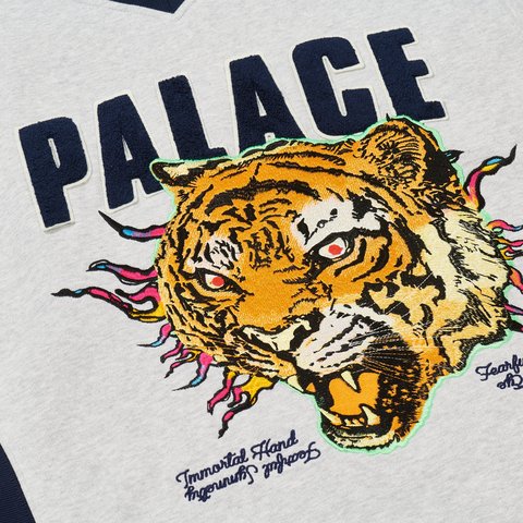 Palace TORA TORA CREW GREY MARL - Colorway