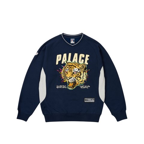 Palace TORA TORA CREW NAVY - Colorway