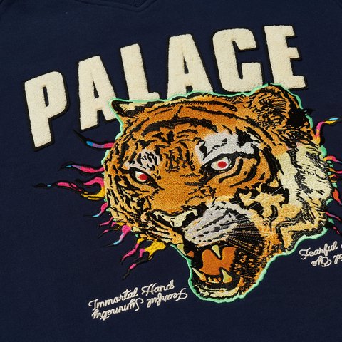 Palace TORA TORA CREW NAVY - Colorway