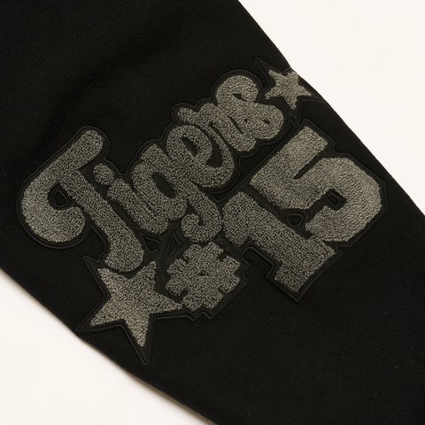 Palace TORA TORA VARSITY JACKET BLACK - Colorway