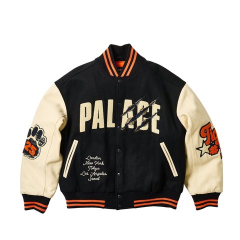 Palace TORA TORA VARSITY JACKET NAVY - Colorway