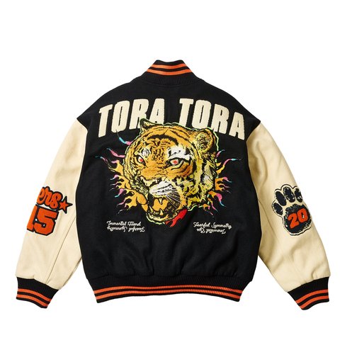 Palace TORA TORA VARSITY JACKET NAVY - Colorway