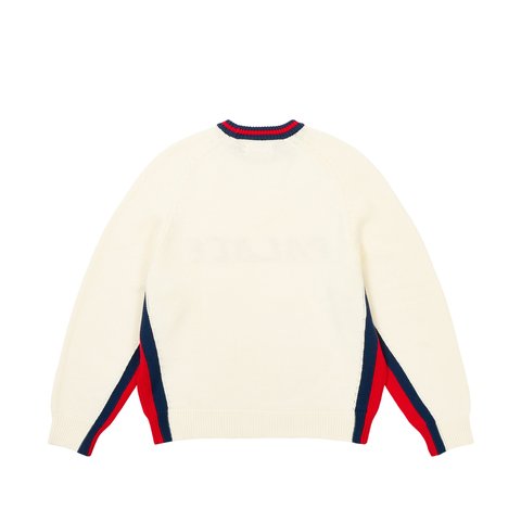 Palace TRI COLOUR KNIT WHITE - Colorway