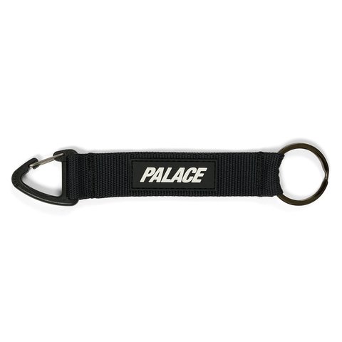 Palace TRIANGLE WEBBING KEYRING BLACK - Colorway