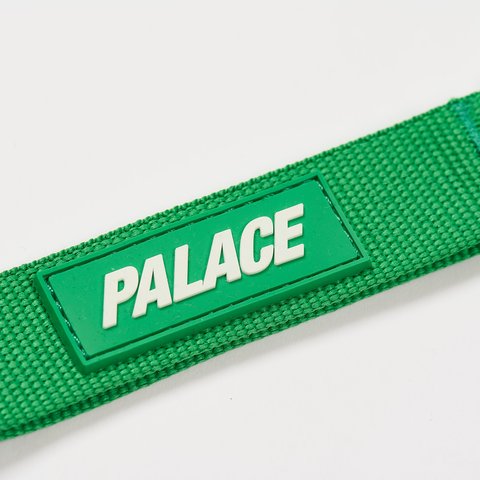 Palace TRIANGLE WEBBING KEYRING GREEN - Colorway