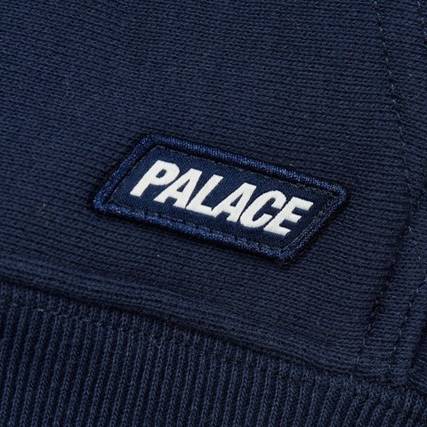 Palace UNISEX ZIP HOOD NAVY - Colorway