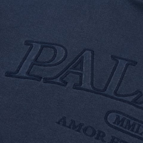 Palace UNITAS PIGMENT WASH HOOD NAVY - Colorway