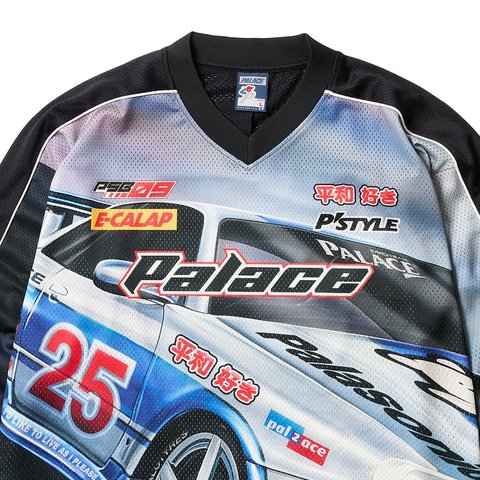 Palace RACEY JERSEY BLACK - Colorway