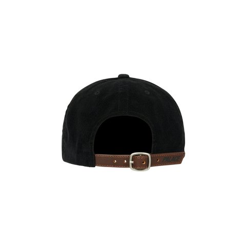 Palace WASHED CORD 6-PANEL BLACK - Colorway
