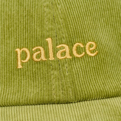 Palace WASHED CORD 6-PANEL GREEN - Colorway