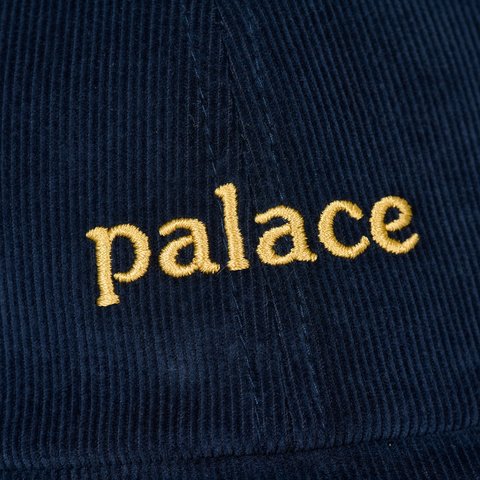 Palace WASHED CORD 6-PANEL NAVY - Colorway