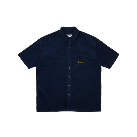 Palace WASHED CORD SHIRT NAVY - Colorway