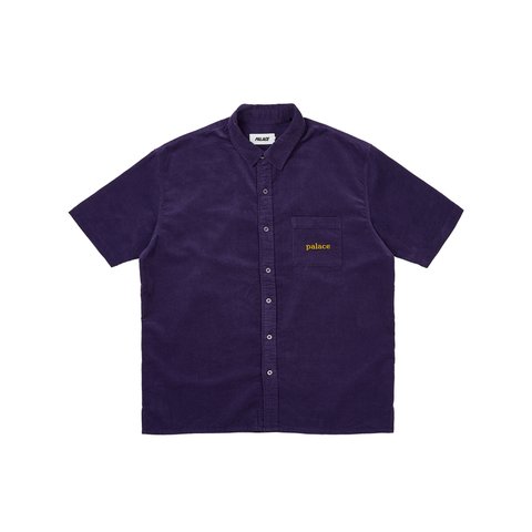 Palace WASHED CORD SHIRT PURPLE - Colorway