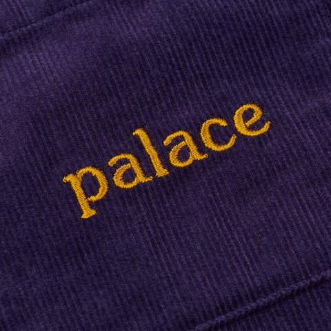 Palace WASHED CORD SHIRT PURPLE - Colorway