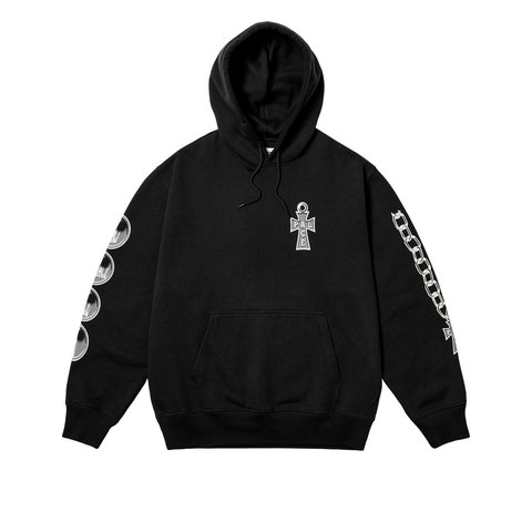 Palace WIZARD SLEEVES HOOD BLACK - Colorway
