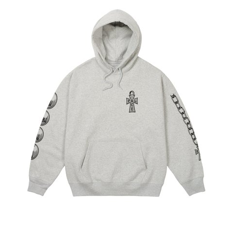 Palace WIZARD SLEEVES HOOD GREY MARL - Colorway