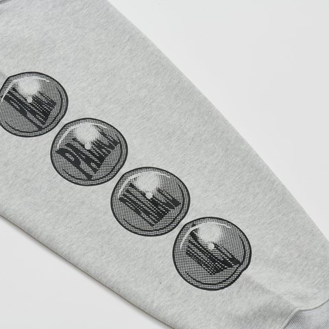 Palace WIZARD SLEEVES HOOD GREY MARL - Colorway