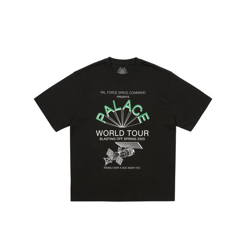 Palace WORLD TOUR T-SHIRT BLACK - Colorway