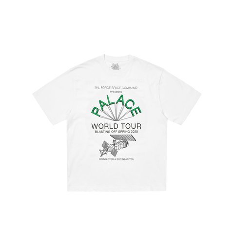 Palace WORLD TOUR T-SHIRT WHITE - Colorway