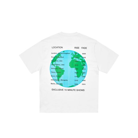 Palace WORLD TOUR T-SHIRT WHITE - Colorway
