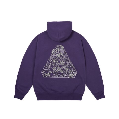 Palace ZODIAC TRI-FERG HOOD PURP - Colorway