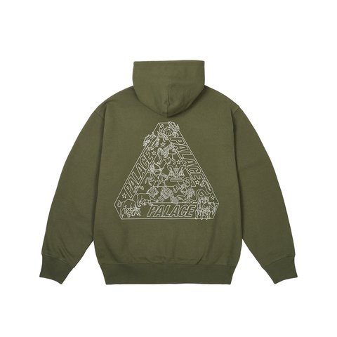 Palace ZODIAC TRI-FERG HOOD THE DEEP GREEN - Colorway