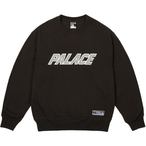 APPLIQUE TEAM CREW BLACK