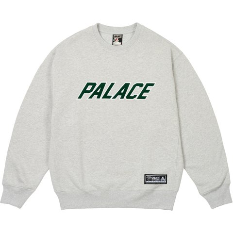 APPLIQUE TEAM CREW GREY MARL