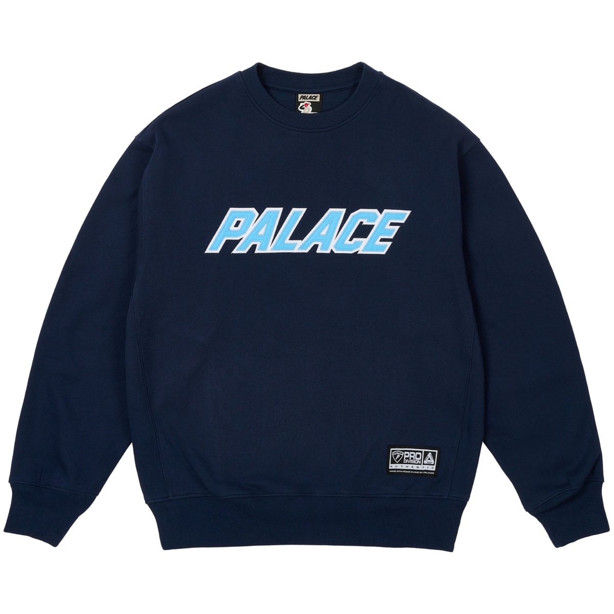 APPLIQUE TEAM CREW NAVY