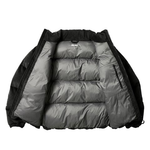 Palace CORDUROY PUFFA JACKET BLACK - Colorway