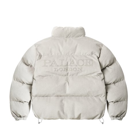 Palace CORDUROY PUFFA JACKET STONE - Colorway