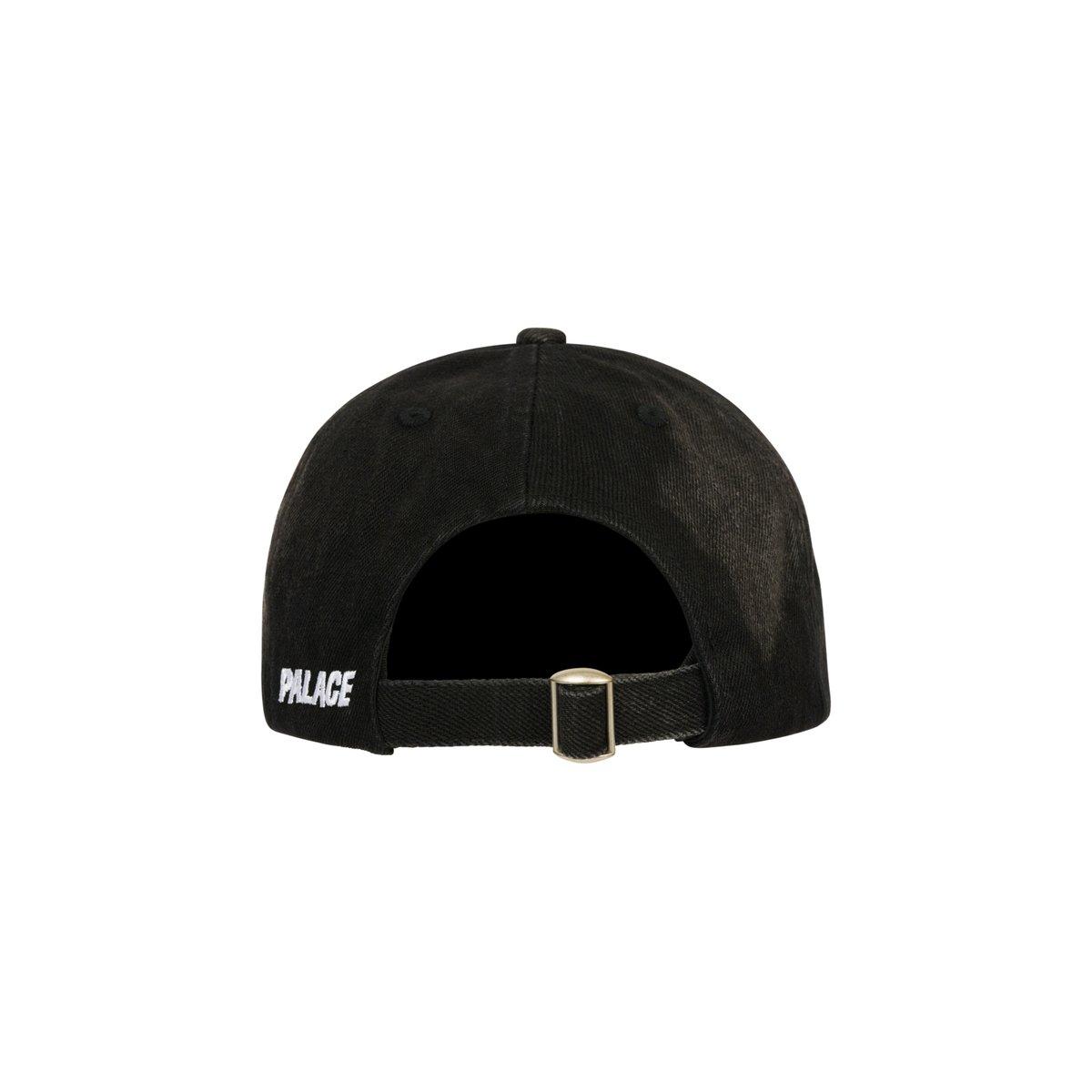 DENIM P 6-PANEL SAND WASH BLACK - Spring 2025 - Palace