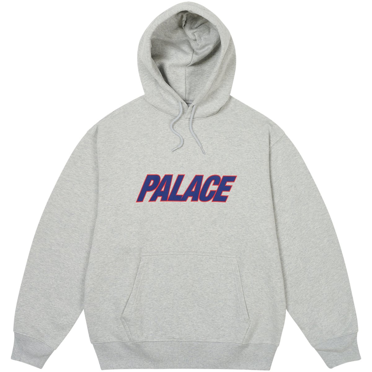 DUO LOGO HOOD GREY MARL