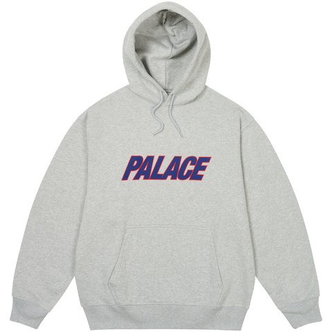 DUO LOGO HOOD GREY MARL