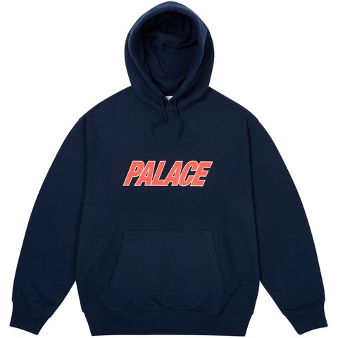 DUO LOGO HOOD NAVY