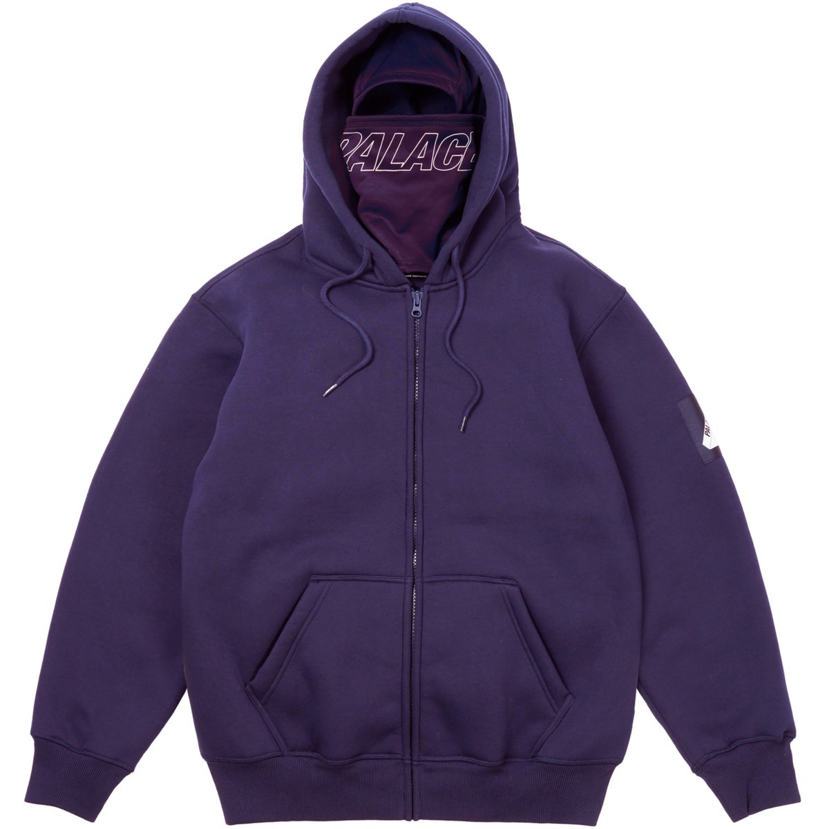FACEMASK THERMAL HOOD DARK PURPLE