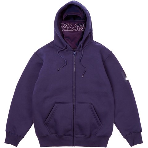 FACEMASK THERMAL HOOD DARK PURPLE