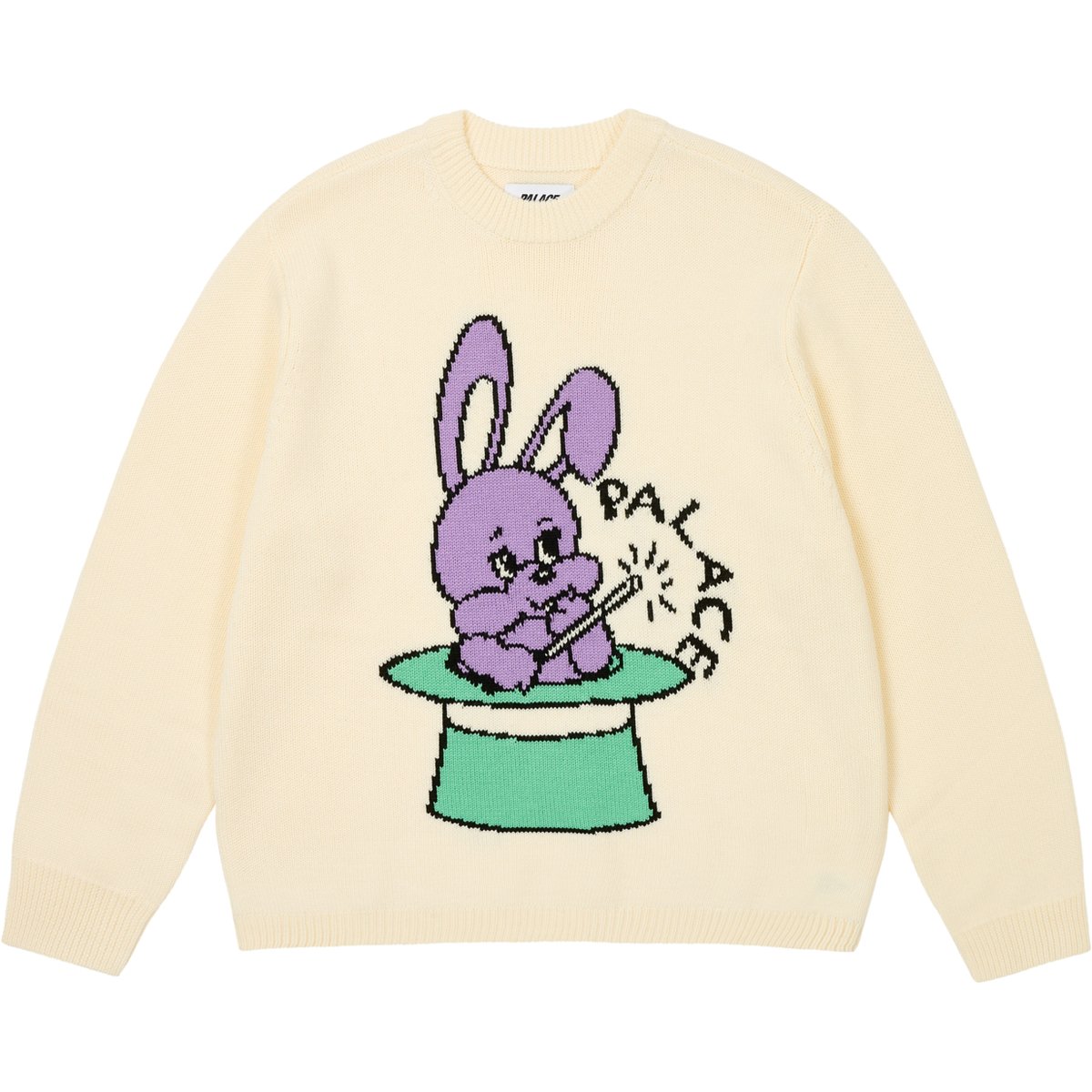 HAT TRICK KNIT WHITE