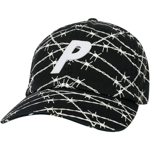 P 6-PANEL BARBED WIRE PRINT